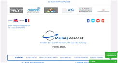 Desktop Screenshot of mailingconcept.com